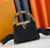 Projektant mini torebka serpentynowa uchwyt pojedynczy uchwyt torba na ramię Wodoodporna oryginalna skórzana torebka designerska torba