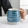 Mugs 500ml Japanese Hand Painted Underglaze Ceramic Creative Large Breakfast Cup For Coffee Tea Milk Water Kitchen Drinkware 231023