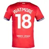 Middlesbrough Soccer 25 Matt Crooks Jerseys 23-24 Club Team 18 Duncan Watmore 1 Zack Steffen 17 Paddy McNair 15 Anfernee Dijksteel Football Shirt Zestawy Red White Navy