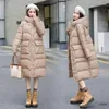 Women's Trench Coats 2023 Winter Mid-length Down Cotton Cotton-padded Jacket Parka Women Thick Puffer Warm Snowsuit Korea Loose Outerwear