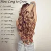 Синтетические парики S noilite Длинные волнистые заколки для волос 4 длины Половина головы Натуральный парик для женщин 231024