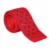 Strikjes Breien Heren 5CM Dot Tie Accessoires Hals Bordeaux Volwassen Shirt Voorgebonden Krawatte Party Zwart Klassiek 109