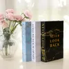 Decorative Objects Figurines Simple Fake Books for Decoration Coffee Table Modern Home Book Box Paris London York Aesthetic Decor 231023