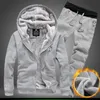 Männer Trainingsanzüge Europa und Amerika Winter Warm Zipper Mantel Mode Lässig Hoodie Set 231120