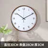 Orologi da parete Orologio da casa classico Decorazione Regalo al quarzo Pezzi da soggiorno Lancette eleganti Numero Rotondo Decorazione bianca