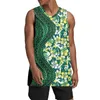 Débardeurs pour hommes Tops polynésiens Tribal Pohnpei Totem Tattoo Prints USA Mens Moisture Wicking Réversible S-4XL Holiday Beach Party