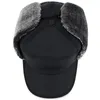 Helmy rowerowe Man Kobiety Earmuffs Cap Winter Beanie Kapelusz Baseball Zimne czapki wiatroodporne Antisnow ciepłe opór po polaru śnieg z f 231023