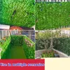 Sztuczne ogrodzenie zielone w kwiatach sztuczne ogrodzenie liścia Ściana Outdorek Ogród Ogród Ogród Odeporacja Prywatność Ochrona Ivy Fence Pionowe dziedziniec żywopłot 231023