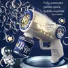 Baby Bath Toys Automatic Bubble Gun Shooter Soap Bubble Making Machine Children Electric Bubble Generator Bath Toys For Kids Outdoor Party Game 231024