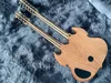 Chinese electric guitar two headstock 12 and 6 strings flame maple top