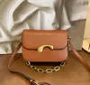 Luxury Chain Messenger Women's Bag Saddle Bags Shoulder Crossbody File Holder