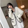 2024CCS New Women's Sweaters woman Casual fashion designer cardigans black white jjumper dailly Sweaters