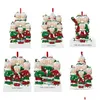 Christmas Decorations Personalized Resin Ornaments Pendant Family Name Blessing Tree Room Drop Delivery Home Garden Festive Party Sup Dhzsu
