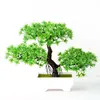 Decorative Flowers 1pc Artificial Potted Plant Plastic Bonsai Simulation Tree Fake Flower For Office Home Garden Cabinet Pographys