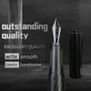 Fountain Pens Black samurai High quality fountain pen Black Forest Excellent Nib Office School Supplies Writing Smooth Ink Pens 231023