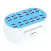 830-24 180W 24 Puertos Adaptador De Cargador USB Tableta Cargador De Teléfono Estación De Carga USB De Escritorio Para IPhone Samsung Xiaomi Huawei - Enchufe De Estados Unidos