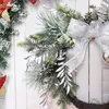 Decoraciones navideñas Decoraciones de Navidad y Acción de Gracias con agujas de pino simuladas y coronas de pino-23870R24 231023