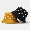 Berets 2023 Daisy Eimer Hut Sommer Sonnenhüte Frauen Männer Baumwolle Panama Mode Fischer Kappe Angeln Caps Gorro Casquette Chapeau femme