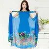 Sarongs Foulard en soie magique femmes châles et enveloppements été plage crème solaire pashmina femmes multifonction haute qualité foulards de mode 231023