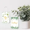 Cadeau cadeau BD070 12pcs Hey Baby Eucalyptus Merci Douche Fête d'anniversaire Portable Emballage Papier Sacs fourre-tout Hawaii Faveurs