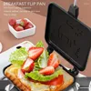 Casseroles Double Face Poêle À Frire Grillée Fromage Maker Antiadhésive Sandwich Flip Grill Pour Petit Déjeuner Toast Panini Gaufre Ustensiles De Cuisine