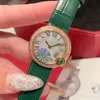 Orologio da donna alla moda Movimento al quarzo con palloncino romano Orologio da 30 mm in oro e argento Orologio da donna in vaso quadrato Cassa in acciaio inossidabile Fibbia originale Orologio casual in pelle