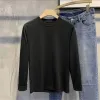 Maglioni da uomo Moda coreana Uomo Autunno Tinta unita Lana Abbigliamento da strada Abbigliamento uomo Maglione lavorato a maglia Pullover B46