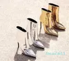 Ботинки с острым носком, женские туфли на шпильке, осень 2023, осень и зима, высокая металлическая молния, женский британский стиль