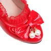 Dress Shoes Spring Women High Heels Cross Strap Mary Jane Pumps Party Wedding Cosplay White Red Black String Bead Bow Princess Lolita Shoes 231024