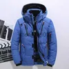 Parkas pour hommes -20 degrés d'hiver parkas hommes de veste en bas de la veste homme puffert veste blanche canard basse vers le bas à capuche neige extérieure fraîche