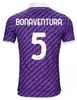 23 24 새로운 스타일 Fiorentina 축구 유니폼 J. Ikone 2023 2024 Castrovilli Erick Florence Jersey ACF Jovic A. Cabral Milenkovic C. Kouame 축구 셔츠 축구 저지 키트