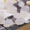 Pierres précieuses en vrac, perles d'agate blanche naturelle, pour la fabrication de bijoux, breloques, collier, pendentif, boucle d'oreille, perle de calcédoine de Jade