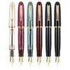 Перьевые ручки Jinhao 9019 Прозрачные цветные принадлежности для перьевых ручек из смолы 0,50,7 мм Чернила Студенческие школьные канцелярские товары Бизнес-офисные принадлежности Подарок 231023