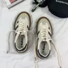 Boots Autumn Luxury Shoes for Woman Classic Sneaker Leather Retro Low Cut Lace up Casual Plus Size 44 231024