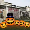 Inne imprezy imprezowe zaopatrzenia Turnmeon 8 stóp na Halloween Dekoracje dyniowe z czapką czarownic Halloween donflatibles dekoracje na zewnątrz 231023