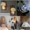 Struny LED String Light 5m 10M Sliver Drut zasilany USB Wodoodporny 8 Tryb z pilotem Wróżka Wróżka do sypialni Dhjxm