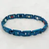 Bedelarmbanden Heren Designer Blauw Mode-sieraden Roestvrij staal Hoge kwaliteit Gezonde Therapie Magnetische Armband Mannelijke Jongens 231023