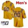 Jersey personalizado NCAA LSU Tigers College 9 Joe Burrow Jersey Fútbol 3 Odell Beckham Jr 80 Jarvis Landry 7 Tryann Mathieu 7 Patrick Peterson S