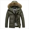 Parkas pour hommes Parkas tactiques d'hiver hommes blanc canard doudoune rembourrée à capuche chaud imperméable manteaux coupe-vent en plein air fourrure neige vêtements d'extérieur 2023 J231024