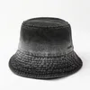 ワイドブリムハットバケツ帽子女性のための漁師の帽子すべてがヴィンテージデニムバケツハットアウトドアスポーツサイクリングサンプロテクションハット231023