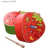 Andra leksaker montessori baby leksaker trä 3D pussel utbildning leksaker magnetiska jordgubbe äpple fångst mask färg kognitiv finmotor skicklighet toyl231024