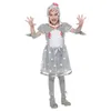 Disfraz de erapooky para niña, disfraz de Halloween para niños, novedad de 2021, vestido elegante de tiburón bonito para niños