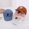 Ball Caps Doit 2023 Child Baseball Cap for Girl Boy Hats Summer Sunscreen Baby Hip Hop Solid P D R Letter Kid 2 do 7 lat