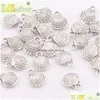 Charms Shell Charm Perles 200Pcs / Lot Vendre Mic 13.1X10Mm Antique Sier Pendentifs Bijoux DIY Bijoux Bijoux Résultats Composants Dhebt