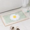 Banyo Paspasları İnyahome Daisy Kaymaz Banyo Mat Kalınlaştırılmış Banyo Halı Banyo Emici Ultra Yumuşak Mat Halı Kabarık Mikrofiber Başucu Halı 231024