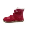 Botas TipsieToes Top Marca Barefoot Couro Genuíno Bebê Criança Menina Menino Crianças Sapatos para Moda Outono Inverno 2 Strap Ankle 231024