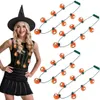 Juldekorationer L Pumpkin Light Up Halsband Halloween Lights Jack O Lantern med blinkande lägen för festförmån Ny