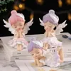 Decorações de Natal Leve Bolo Bonito Topper Ballet Girl Figura Vinil Estatueta Adorável Decorativo Delicado Decoração de Quarto 231023