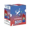 ELF BOX 5000 PULDS Disponibla VAPE PEN 20 Färger Uppladdningsbara E Cigaretter Mesh Coil Vapes 12 ML POD CARTRIGGES 0% 2% 3% 5% Förångare
