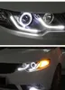 Auto Styling Kopf Lichter für KIA Forte 2009-2013 Scheinwerfer LED Angel Eye Tageslicht Objektiv Xenon Lampe Signal scheinwerfer